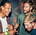 KDB s'éclate à l'anniversaire de Van Dijk avec Calvin Harris