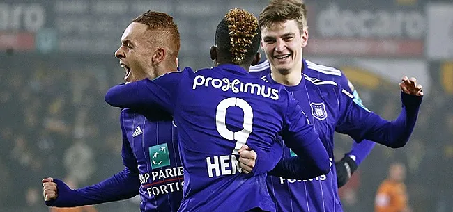 Un absent de marque à l'entrainement d'Anderlecht!