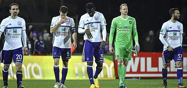 Anderlecht privé d'un joueur face au Standard