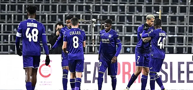 Malaise confirmé: un flop d'Anderlecht est suivi par un coach mental !