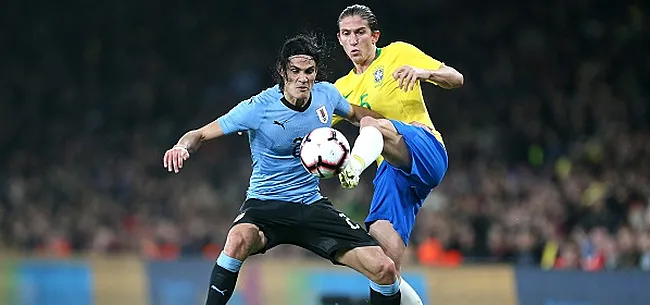 Brésil - Uruguay: Cavani n'a pas aimé le petit pont de Neymar (VIDEO)