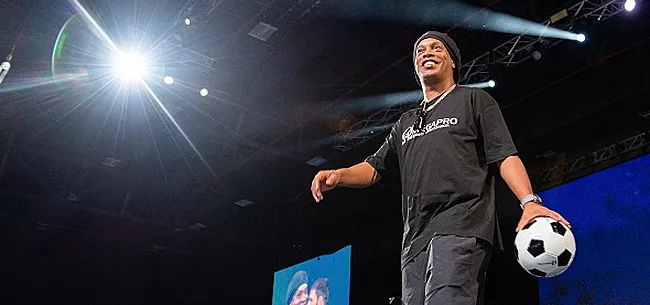 Ronaldinho s'exprime avant le match entre Gand et le Standard