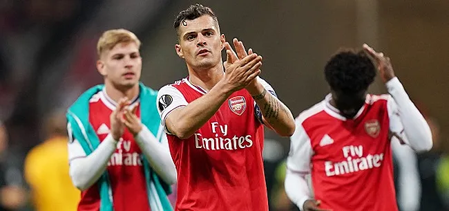 Les excuses de Xhaka aux supporters d'Arsenal