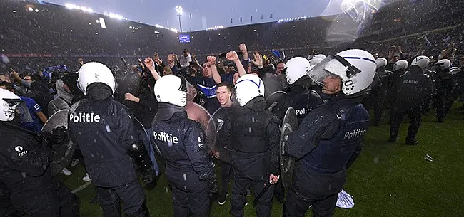 Encore un derby wallon de la honte: la police touchée de plein fouet