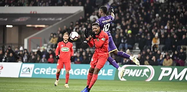 Aaron Leya Iseka participe au succès de Toulouse en Coupe de France