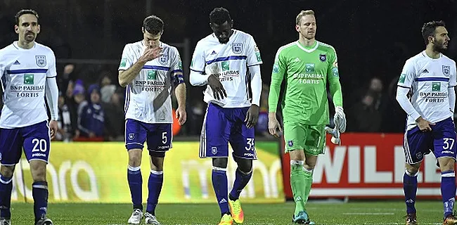 Anderlecht privé d'un joueur face au Standard