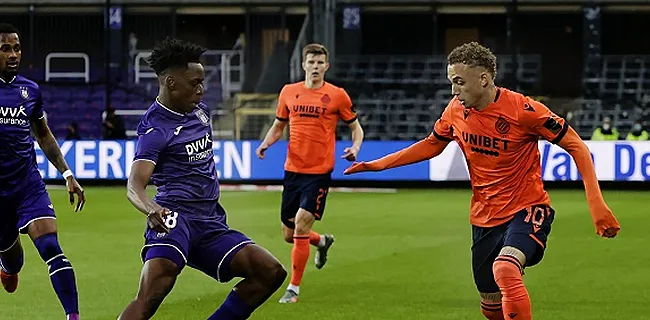 Topper: une première cette saison pour Anderlecht