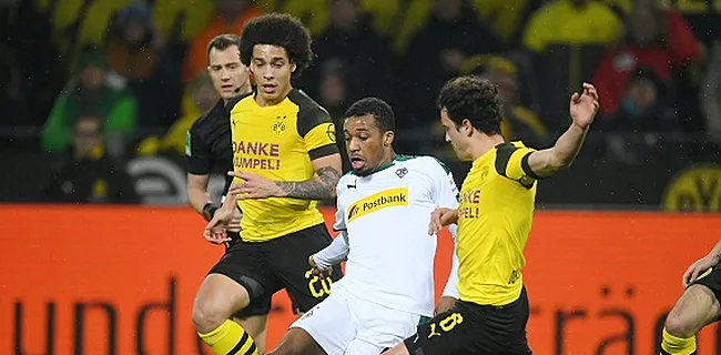 Axel Witsel fait tomber Thorgan Hazard et s'envole