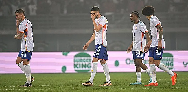 Une réaction étonnante des Diables après la défaite face à l'Egypte