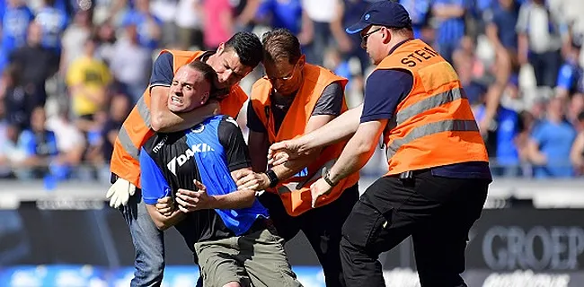 Le supporter monté sur la pelouse lors de Bruges - Anderlecht risque très gros