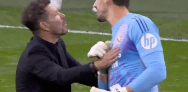 Simeone remet le provocateur Courtois à sa place