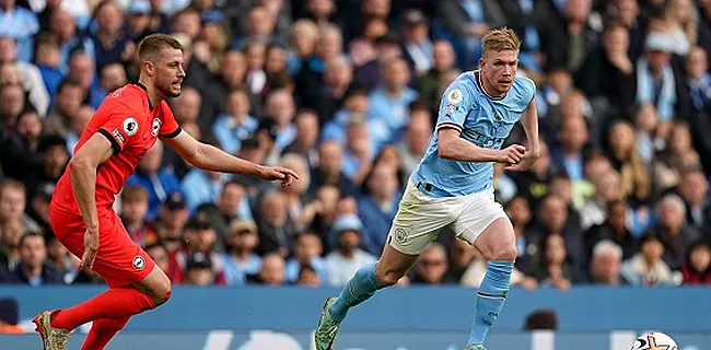 La cause de l'œil au beurre noir de De Bruyne est connue