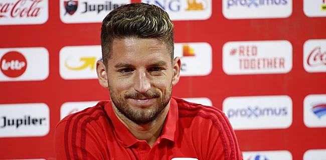 Dries Mertens contre Meunier et Witsel