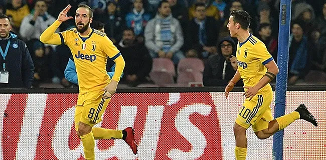 Higuain inflige une première défaite en Serie A au Napoli de Mertens