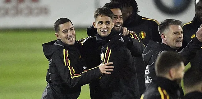 Januzaj admire un Diable rouge: 