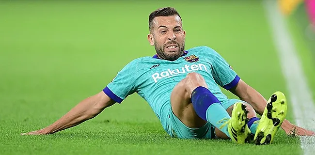 Jordi Alba connait la durée de son indisponibilité