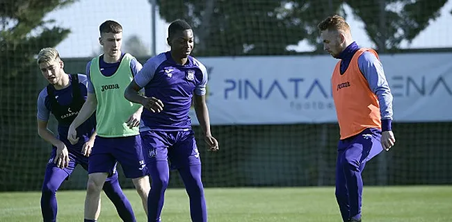 Anderlecht donne des nouvelles de ses joueurs blessés 