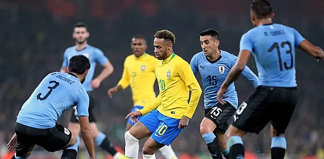 Neymar déclare la guerre à Cavani lors d'Uruguay-Brésil! (VIDEO)