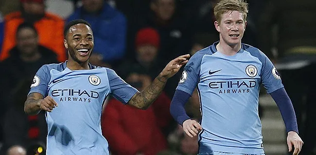 Sterling sauve City, De Bruyne joue un quart d'heure