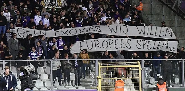 Les supporters d'Anderlecht menacent 