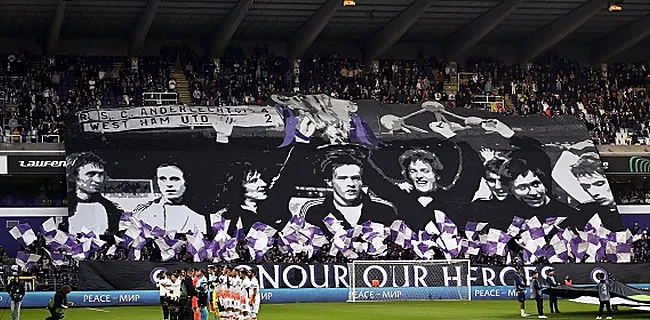 Anderlecht réprimande ses supporters