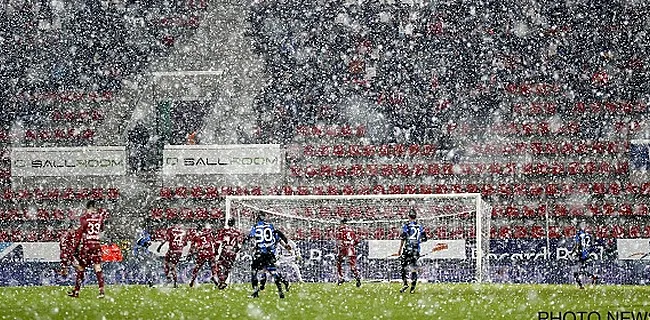 JPL Ce match aura lieu malgré la neige, un directeur général fulmine