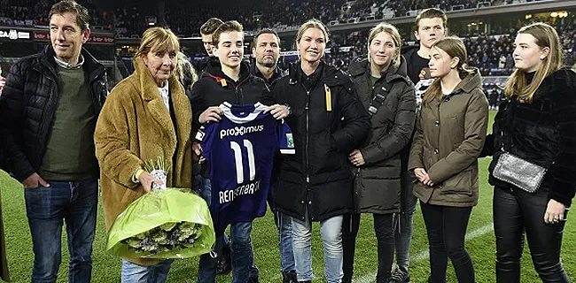 Anderlecht a rendu un superbe hommage à Robbie Rensenbrink