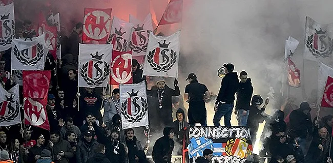 VIDEO Chants, Fumigènes: les fans du Standard prennent possession de Bruxelles!