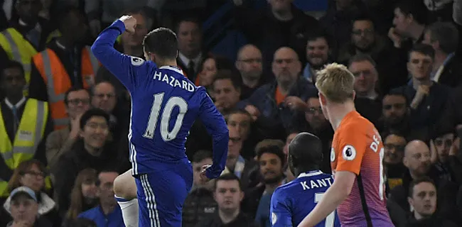 Eden Hazard redonne l'avance à Chelsea face à Manchester City (VIDEO)