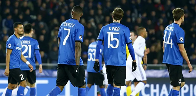 Champions League: Bruges rejoint Anderlecht pour un record peu flatteur