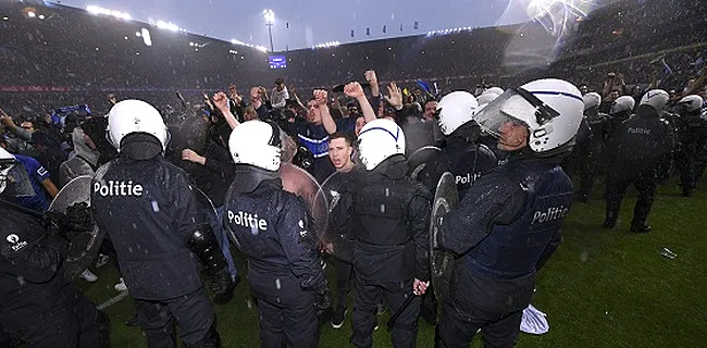 Encore un derby wallon de la honte: la police touchée de plein fouet