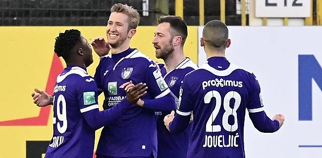 Anderlecht n'a plus que 4 % de chances d'aller en playoffs 1