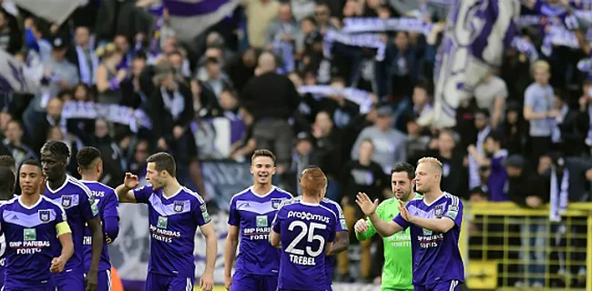 Anderlecht en pole: 