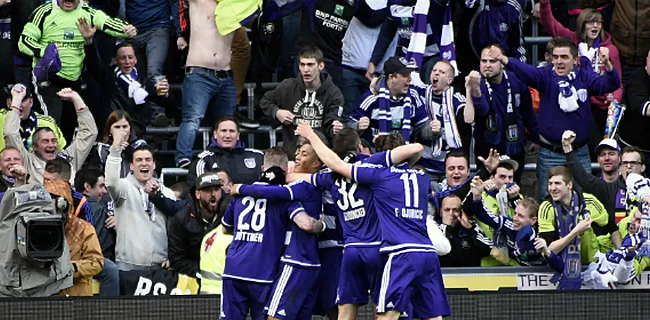 Les supporters d'Anderlecht ne sont pas convaincus: 