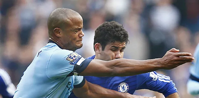 Diego Costa plante ses crampons dans la cuisse de Kompany : il n'est pas poursuivi ! (VIDEO)